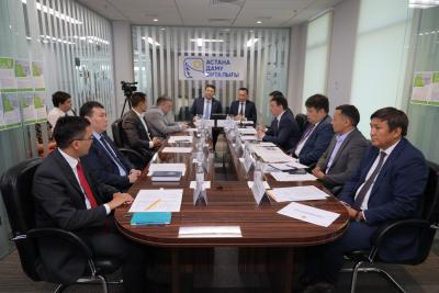 On June 25, a meeting was held at the Astana Development Center under the chairmanship of Chairman of the Investment Committee of the Ministry of Foreign Affairs of the Republic of Kazakhstan G. A. Ospankulov and Deputy Akim of Astana city E. B. Bayken. 