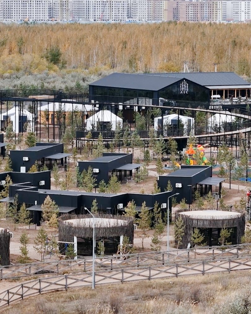 В рамках «Таза Қазақстан» на территории Wellness Resort Mountains высадили 1 500 деревьев