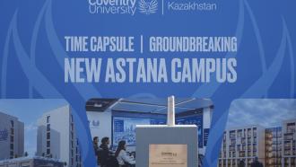 Coventry University Kazakhstan жаңа кампусының құрылысына орай уақыт капсуласы салынды